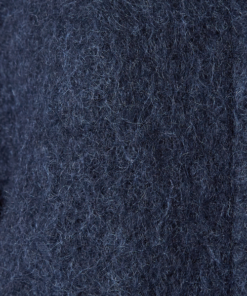 DESIGNWORKS（デザインワークス）の「シャギーコート（ステンカラーコート・レディース・ダークネイビー/ブルー・38）」の21枚目の写真