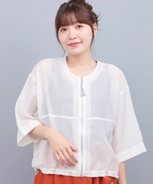 チチカカ | シアージップブルゾン(カーディガン/ボレロ)