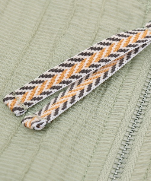 チチカカ（チチカカ）の「シアージップブルゾン（カーディガン/ボレロ・レディース・ブラック/カーキ/ホワイト・FREE）」の19枚目の写真