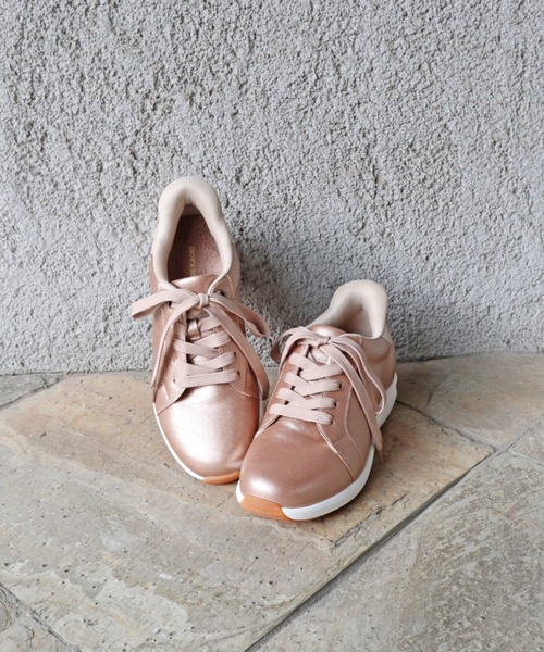 スマートスライド】レースアップスニーカー/21542（スニーカー）｜MODE