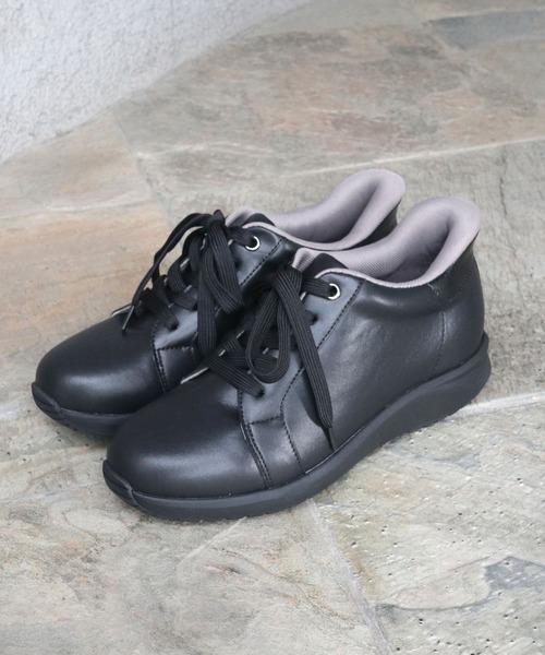 スマートスライド】レースアップスニーカー/21542（スニーカー）｜MODE