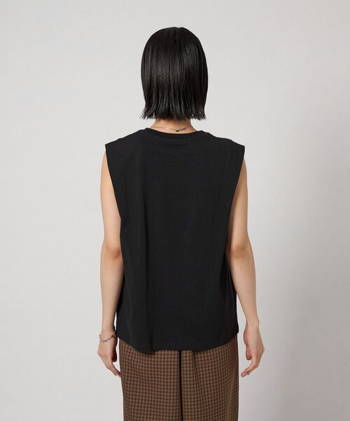 CITEN（シテン）の「CITEN＞タックノースリーブトップ（タンクトップ・レディース・ブラック/ワイン/ダークグリーン・FREE）」の12枚目の写真