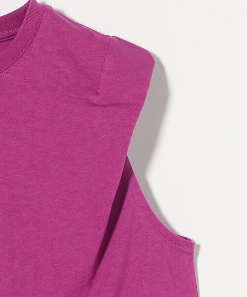 CITEN（シテン）の「CITEN＞タックノースリーブトップ（タンクトップ・レディース・ブラック/ワイン/ダークグリーン・FREE）」の16枚目の写真