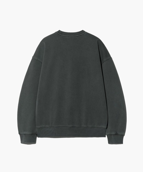 MARITHE + FRANCOIS GIRBAUD(マリテフランソワジルボー)の「PIGMENT OVERSIZED SWEATSHIRT(スウェット・レディース・ブルー系その他/チャコール・MEDIUM/LARGE/X-LARGE)」の9枚目の写真