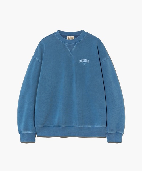 MARITHE + FRANCOIS GIRBAUD(マリテフランソワジルボー)の「PIGMENT OVERSIZED SWEATSHIRT(スウェット・レディース・ブルー系その他/チャコール・MEDIUM/LARGE/X-LARGE)」の14枚目の写真