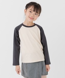 綿100% 無地 ラグラン長袖Tシャツ