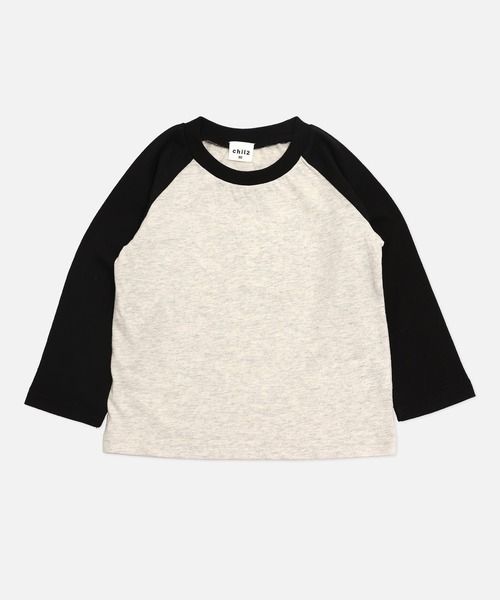 chil2（チルツー）の「綿100% 無地 ラグラン長袖Tシャツ（Tシャツ/カットソー・キッズ・スモークピンク/ブラック/カーキ/サックスブルー/チャコールグレー/ブラウン/ワインレッド/ラベンダー/ベージュ/ミント・140cm/150cm/160cm/80ｃｍ/90cm/100cm/110cm/120cm/130cm）」の17枚目の写真