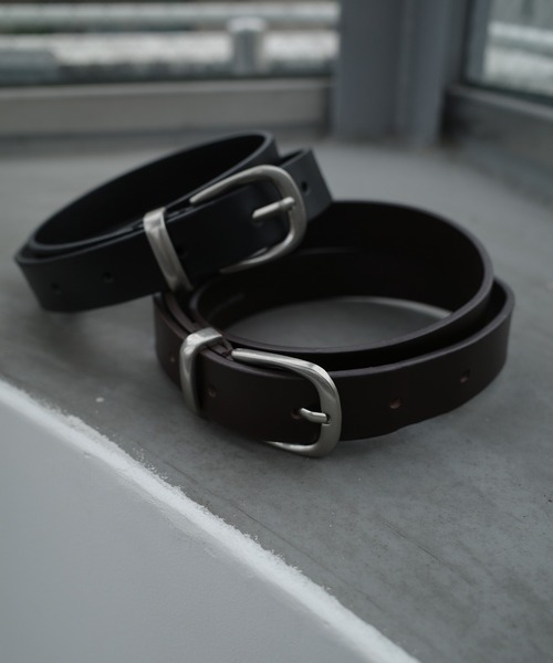 LUMEN】SOBRE LEATHER BELT（ベルト）｜MANOF（マノフ）のファッション