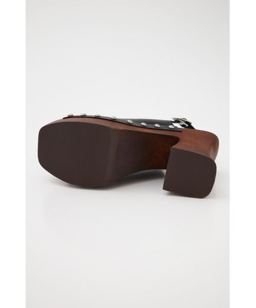 MOUSSY（マウジー）の「PLATFORM WOOD サンダル（サンダル・レディース・ブラウン/ブラック・SMALL/MEDIUM/LARGE）」の13枚目の写真