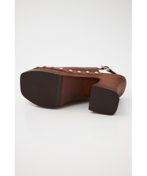PLATFORM WOOD サンダル　マウジー　ブラウン　2025SS Mサイズ セール】PLATFORM WOOD サンダル（サンダル）｜MOUSSY（マウジー
