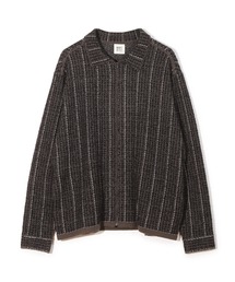 MEN'S BIGI | ツイードチェック ニットブルゾン(ブルゾン)