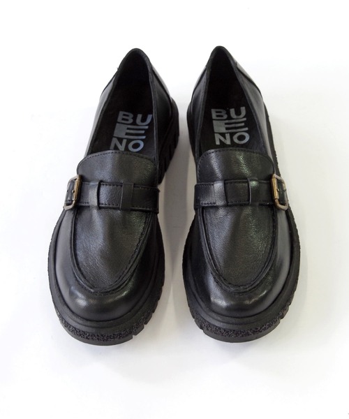 シュークローゼットセレクト（SHOE CLOSET SELECT）/BUENO （ブエノ） / 本革 ストラップローファー D0701 ボリュームソール 厚底 セール】BUENO （ブエノ） / 本革 ストラップローファー D0701