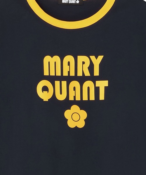 【新品未使用】MARY QUANTカットソー レトロロゴリンガーデイジー Tシャツ（Tシャツ/カットソー