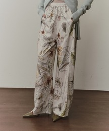 LA BELLE ETUDE | オリジナルvintageフラワープリントストレートパンツ(その他パンツ)