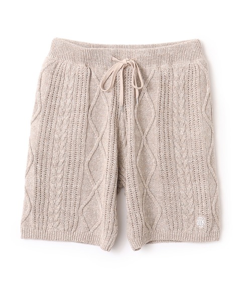 atmos（アトモス）の「atmos Cable Knit Short Pants / アトモス ケーブル ニット ショート パンツ（その他パンツ・メンズ・グレー/ベージュ・M/L/XL）」の4枚目の写真