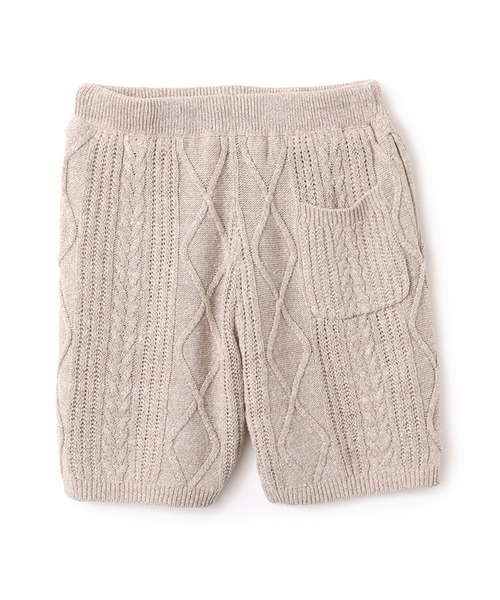 atmos（アトモス）の「atmos Cable Knit Short Pants / アトモス ケーブル ニット ショート パンツ（その他パンツ・メンズ・グレー/ベージュ・M/L/XL）」の9枚目の写真