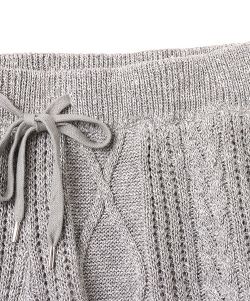 atmos（アトモス）の「atmos Cable Knit Short Pants / アトモス ケーブル ニット ショート パンツ（その他パンツ・メンズ・グレー/ベージュ・M/L/XL）」の13枚目の写真
