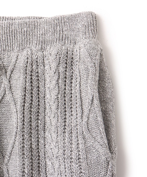 atmos（アトモス）の「atmos Cable Knit Short Pants / アトモス ケーブル ニット ショート パンツ（その他パンツ・メンズ・グレー/ベージュ・M/L/XL）」の14枚目の写真