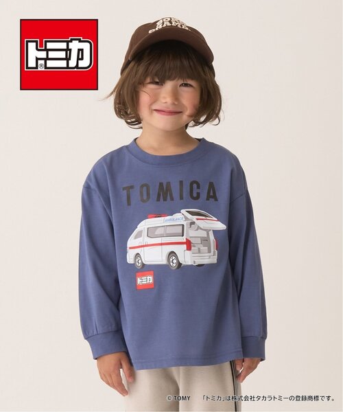 b・ROOM(ビールーム)の「【トミカ】【カイテキ天竺】Emergency Vehicle Tシャツ(Tシャツ/カットソー・キッズ・オレンジ/シルバーグレー/ブルー系その他/チャコール・130cm/100cm/110cm/120cm)」の4枚目の写真