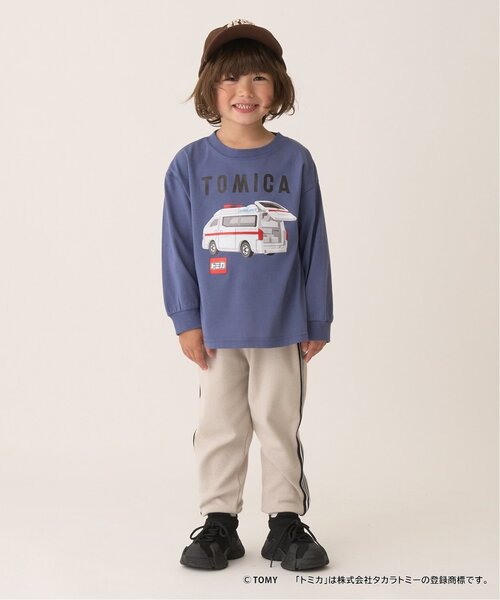 b・ROOM(ビールーム)の「【トミカ】【カイテキ天竺】Emergency Vehicle Tシャツ(Tシャツ/カットソー・キッズ・オレンジ/シルバーグレー/ブルー系その他/チャコール・130cm/100cm/110cm/120cm)」の11枚目の写真