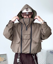 2WAYジップマウンテンパーカー