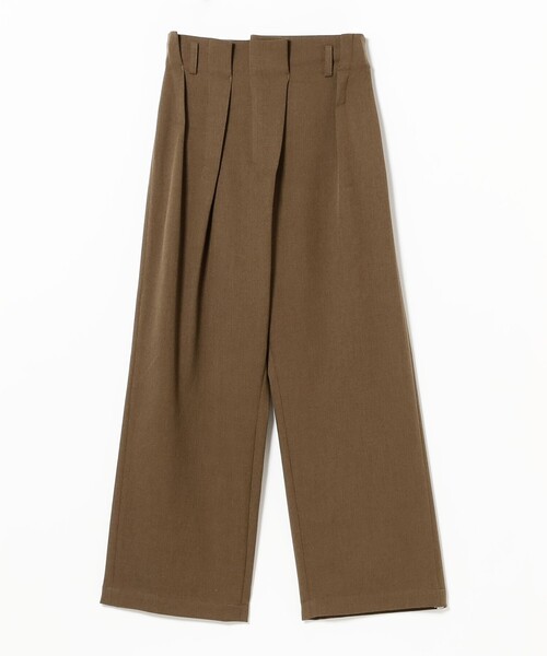 Ray BEAMS（レイビームス）の「アシンメトリー ハイウエスト パンツ（その他パンツ・レディース・ダークブラウン/ブラック・1/0）」の21枚目の写真