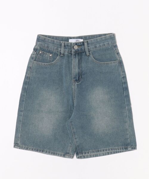 urge:(アージコロン )の「【URGE:】デニム ハーフ パンツ(デニムパンツ・レディース・ネイビー/ホワイト/ブルー・SMALL/MEDIUM/LARGE/X-LARGE)」の12枚目の写真