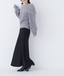 NATURAL BEAUTY BASIC | ◇バイアスサテンナロースカート(スカート)