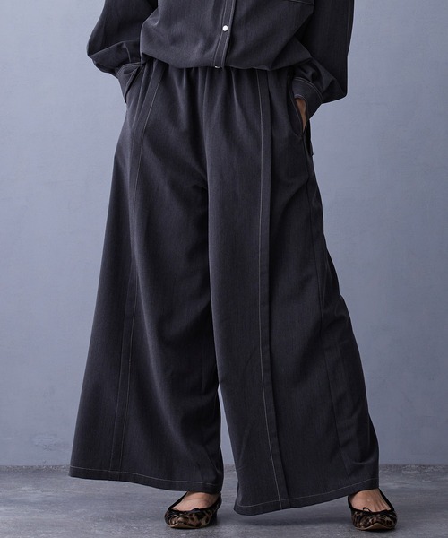 NICOLE white(ニコルホワイト)の「テンセルデニムパンツ(デニムパンツ・レディース・ブラック/ブルー/インディゴブルー・FREE)」の2枚目の写真