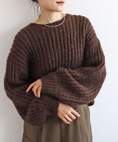 KHOKI / コッキ】Suzani patchwork knit / スザニパッチワーク