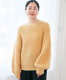 ローゲージニット」に該当するイエロー/黄色系のファッション通販