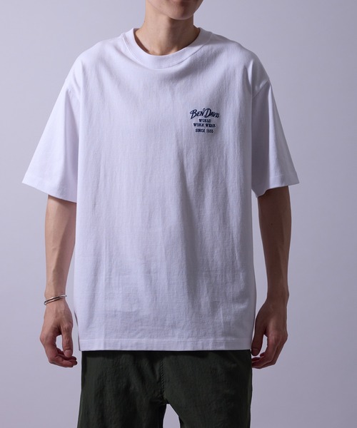 BEN DAVIS(ベンデイビス)の「【BENDAVIS別注】j.n.r.d/映写機Tシャツ(Tシャツ/カットソー・メンズ・ワイン/チャコールグレー/ホワイト・M/L/LL)」の1枚目の写真