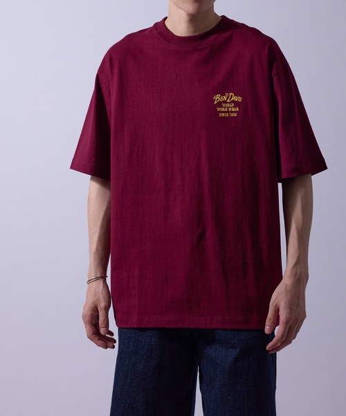 BEN DAVIS(ベンデイビス)の「【BENDAVIS別注】j.n.r.d/映写機Tシャツ(Tシャツ/カットソー・メンズ・ワイン/チャコールグレー/ホワイト・M/L/LL)」の4枚目の写真