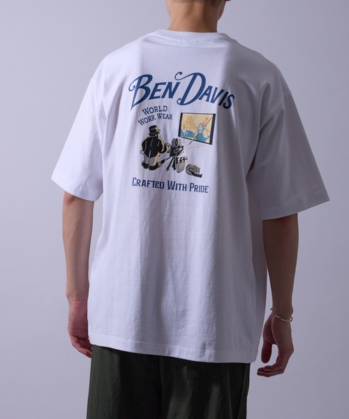 BEN DAVIS(ベンデイビス)の「【BENDAVIS別注】j.n.r.d/映写機Tシャツ(Tシャツ/カットソー・メンズ・ワイン/チャコールグレー/ホワイト・M/L/LL)」の5枚目の写真