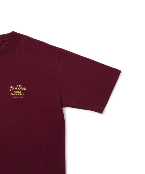 BEN DAVIS(ベンデイビス)の「【BENDAVIS別注】j.n.r.d/映写機Tシャツ(Tシャツ/カットソー・メンズ・ワイン/チャコールグレー/ホワイト・M/L/LL)」の15枚目の写真