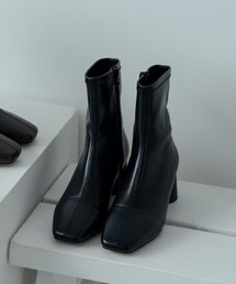 GALLEST（ギャレスト）の「【再入荷】パネルストレッチショートブーツ（ブーツ）」