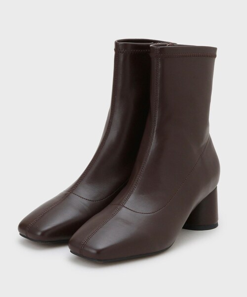 GALLEST（ギャレスト）の「【再入荷】パネルストレッチショートブーツ（ブーツ・レディース・ブラック/ブラウン系その他・40/35）」の4枚目の写真