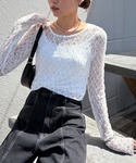 NOGLE（ノグル）の「【NOGLE/ノグル】2wayレーストップス（Tシャツ/カットソー・FREE）」