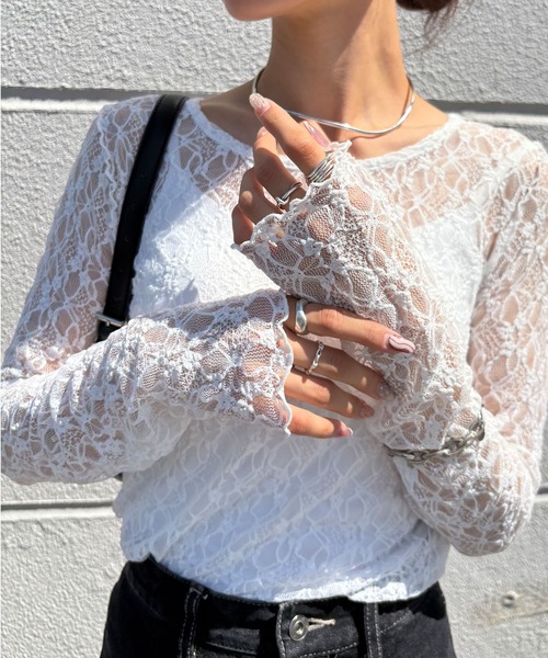 NOGLE（ノグル）の「【NOGLE/ノグル】2wayレーストップス（Tシャツ