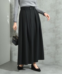 フレア ロングスカート フロントボタン」に該当するファッション