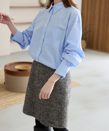 SLOBE IENA | コットンブロードベーシックシャツ(シャツ/ブラウス)