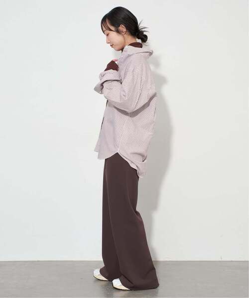 SLOBE IENA(スローブイエナ)の「コットンブロードベーシックシャツ(シャツ/ブラウス・レディース・スカイブルー/ブラウン/ホワイト・FREE)」の16枚目の写真