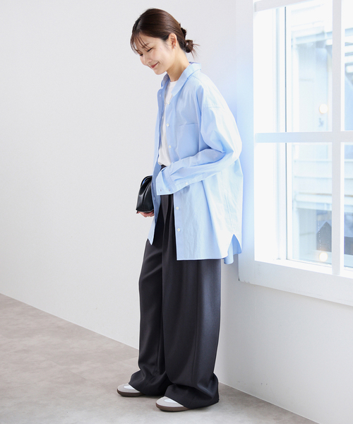 コットンブロードベーシックシャツ(シャツ/ブラウス)|SLOBE IENA コットンブロードベーシックシャツ(シャツ/ブラウス)|SLOBE IENA