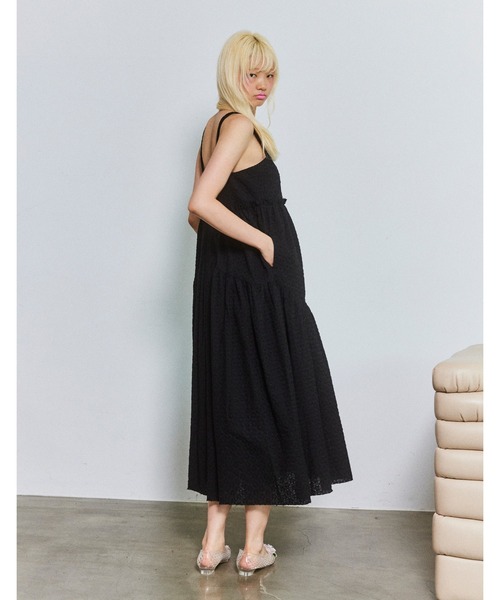 Little sunny bite(リトルサニーバイト)の「《little sunny bite》star long dress(ワンピース・レディース・ホワイト/ブラック/ピンク・MEDIUM/SMALL)」の11枚目の写真
