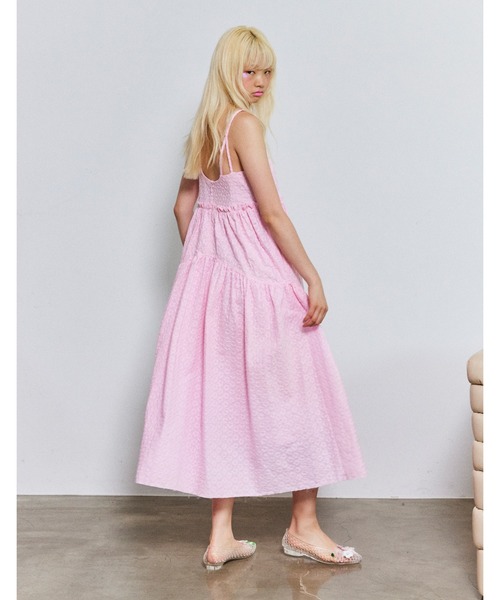 Little sunny bite(リトルサニーバイト)の「《little sunny bite》star long dress(ワンピース・レディース・ホワイト/ブラック/ピンク・MEDIUM/SMALL)」の19枚目の写真
