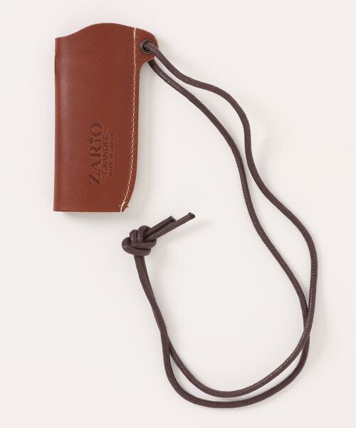 ZARIO-grandee-（ザリオ）の「プルームオーラ専用ケース 栃木レザー ハトメ・紐付き（アッシュトレイ/ライター・メンズ・ネイビー/ブラウン/グリーン/キャメル/ブラック・ONE SIZE）」の20枚目の写真