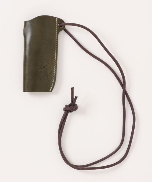 ZARIO-grandee-（ザリオ）の「プルームオーラ専用ケース 栃木レザー ハトメ・紐付き（アッシュトレイ/ライター・メンズ・ネイビー/ブラウン/グリーン/キャメル/ブラック・ONE SIZE）」の21枚目の写真