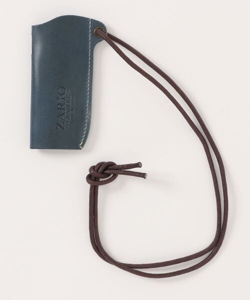 ZARIO-grandee-（ザリオ）の「プルームオーラ専用ケース 栃木レザー ハトメ・紐付き（アッシュトレイ/ライター・メンズ・ネイビー/ブラウン/グリーン/キャメル/ブラック・ONE SIZE）」の22枚目の写真