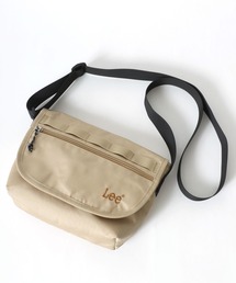 Lee（リー）の「Lee/リー 撥水 ロゴ ワンポイント刺繍 テープ付き フラップショルダーバッグ/レディース メンズ（ショルダーバッグ）」