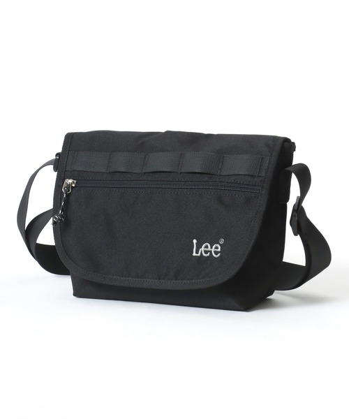 Lee(リー)の「Lee/リー 撥水 ロゴ ワンポイント刺繍 テープ付き フラップショルダーバッグ/レディース メンズ(ショルダーバッグ・メンズ・ベージュ/カーキ/ブラック/グレー・FREE)」の14枚目の写真